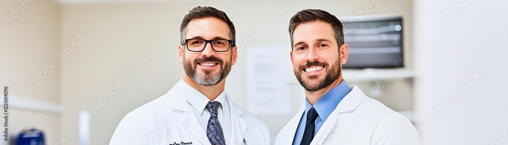 Rheumatologist collaborating with an orthopedist for comprehensive care Rheumatologist collaborating with an orthopedist for comprehensive care