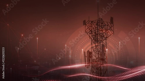 Tele communication Futuristic Tower