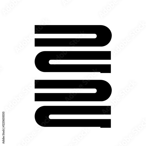 black and white towel