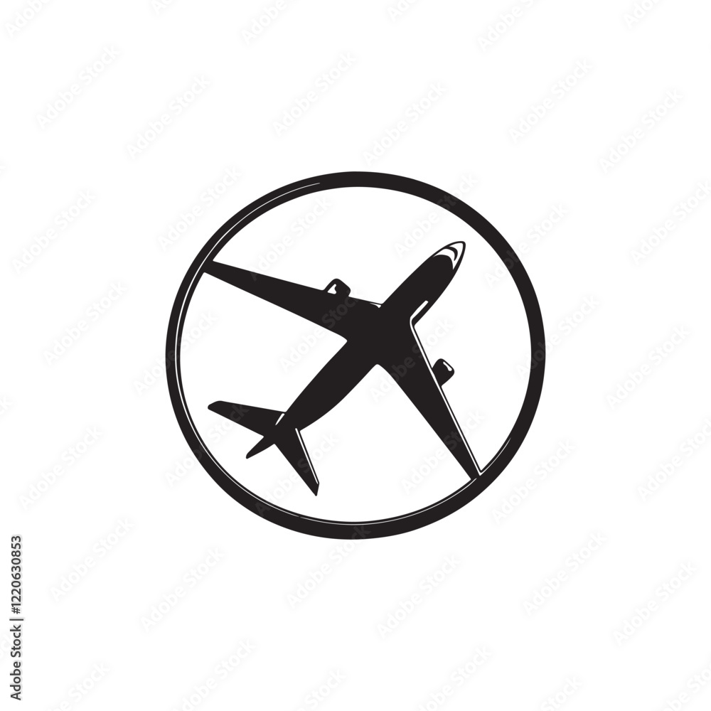 flight plane silhouette vector clip art logo design flight plane silhouette vector clip art logo design
