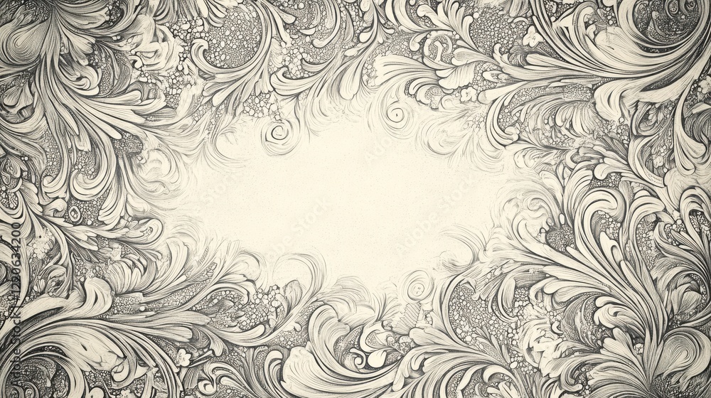 Obraz premium Intricate Patterns for Children's Coloring Book Background