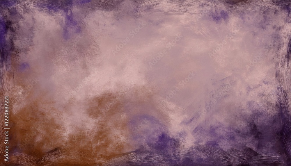 Purple and brown brushstrokes creating a textured abstract painted background, ideal for websites, presentations, or artistic projects Purple and brown brushstrokes creating a textured abstract painted background, ideal for websites, presentations, or artistic projects