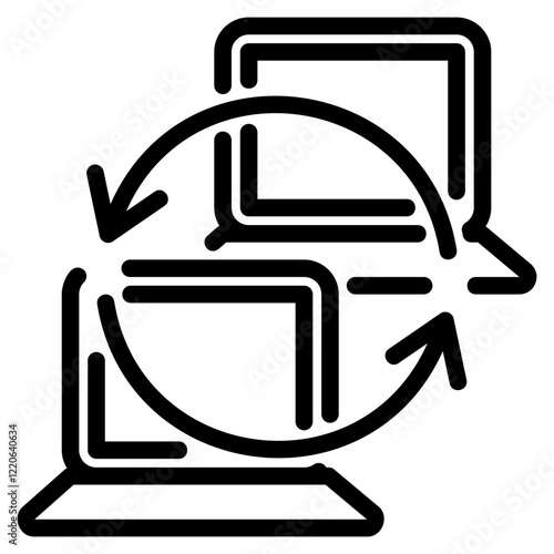 Data transfer icon