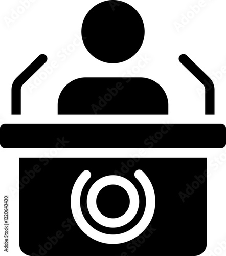 Headmaster Glyph Icon
