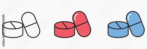 pills icon, pills vector illustration-simple illustration of pills, perfect for pills logos and icons. vector Icon of pills. Minimalist, Black and White. Eps 10.