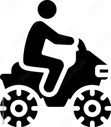 ATV Glyph Icon