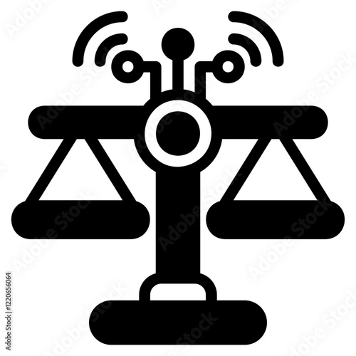 Ethic glyph icon