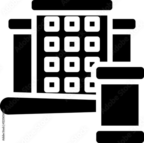Property Law Glyph Icon