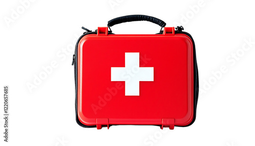 Red First Aid Kit Case Medical Emergency Supplies