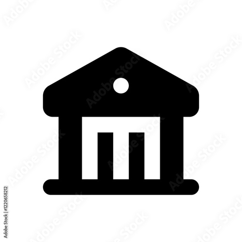 bank icon, atm building icon