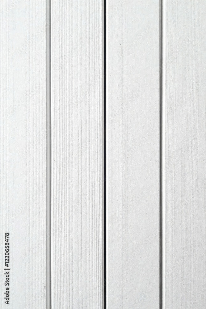 Obraz premium Close-up of white painted wood, showing grain detail, grain, white