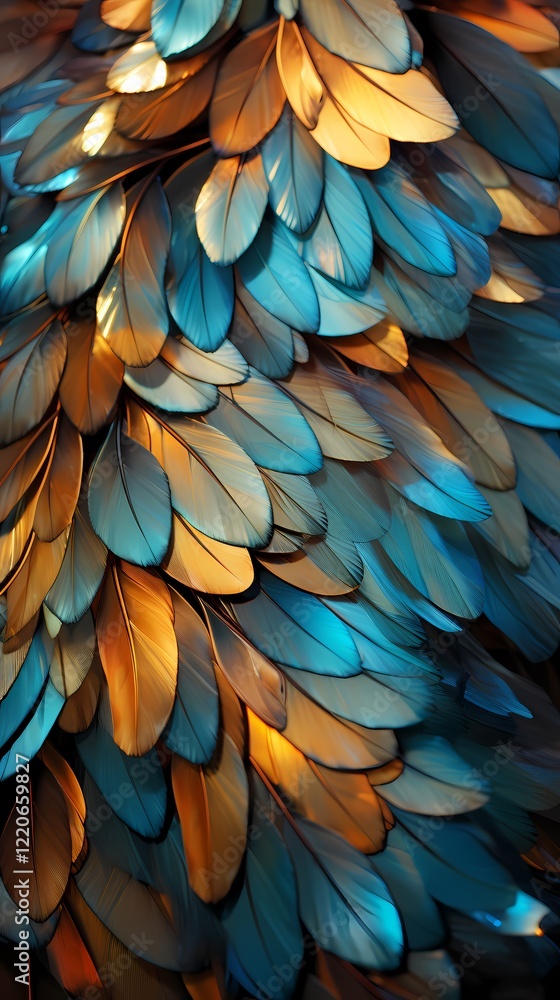 Obraz premium Color butterfly fairy wings texture poster background