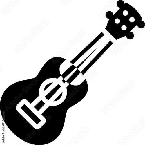 Ukulele Glyph Icon