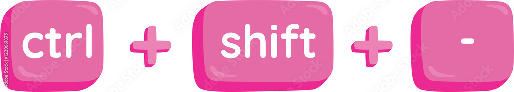 Fototapeta premium CTRL+Shift+-