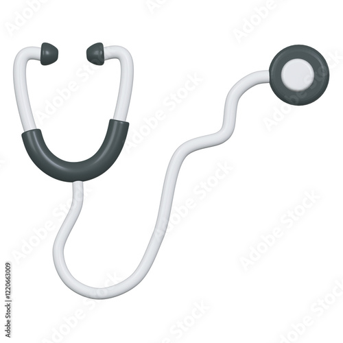 3D Medical Stethoscope for doctors