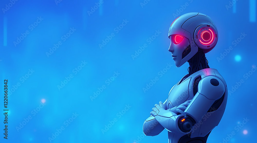 Fototapeta premium futuristic robotic technology