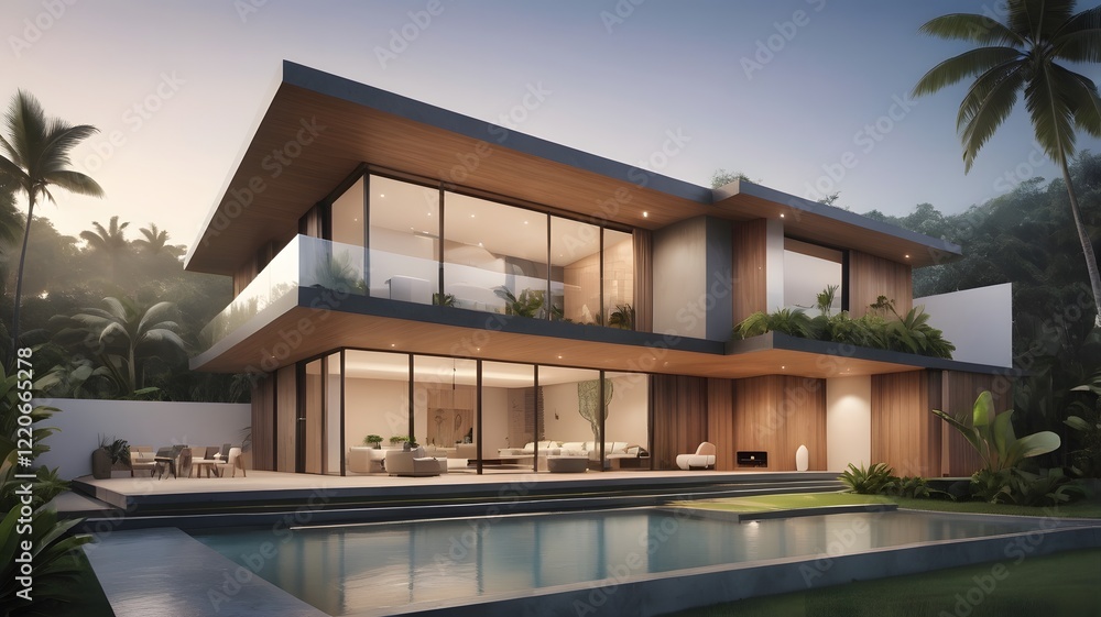 Fototapeta premium Kikuya-ke houses, Yamaguchi Prefecture, Honshu, Japan