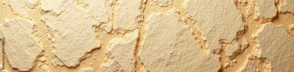Fototapeta premium Warm beige rock wall texture, abstract patterns , wall, decor, detail