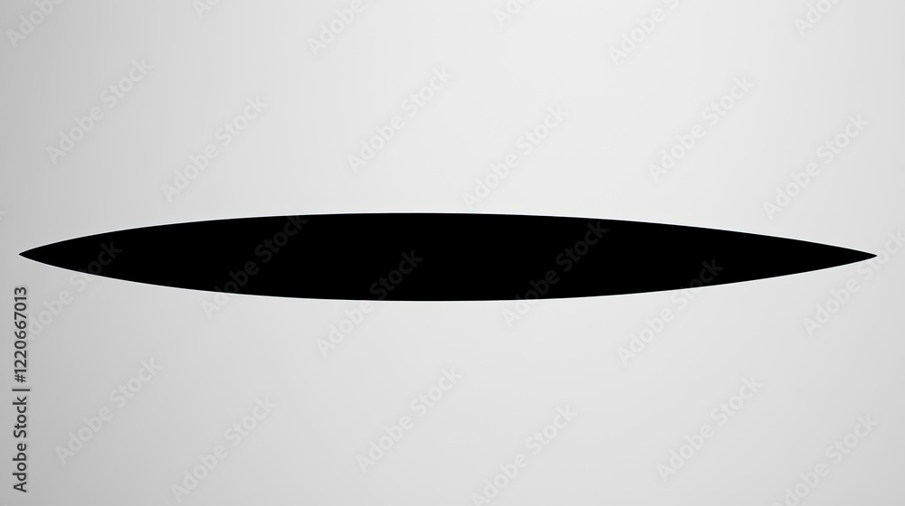 Set of simple, flat black silhouette shapes. Long oval shape with a pointy tip at one end and a rounded base on the other, against a blank background. High resolution. Set of simple, flat black silhouette shapes. Long oval shape with a pointy tip at one end and a rounded base on the other, against a blank background. High resolution.