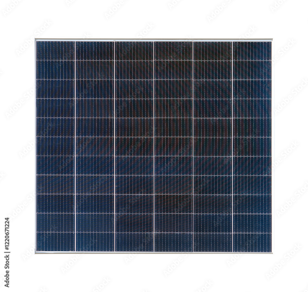 Photo of isolated solar panel Photo of isolated solar panel
