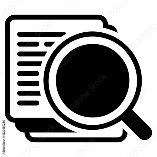 Search glyph icon