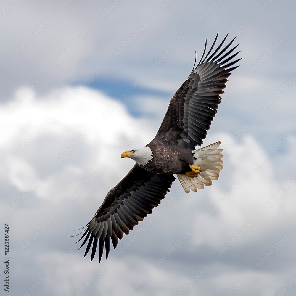 Obraz premium bald eagle in flight