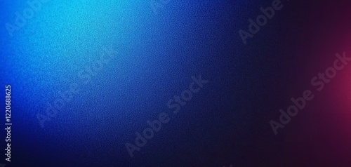 Blue grainy gradient noisy background light to dark azure sapphire cerulean denim blue smooth noise texture banner backdrop design