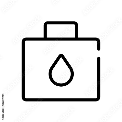 petrol container vector icon