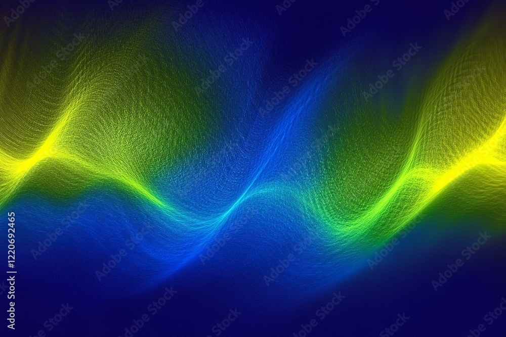 colorful abstract grainy divided blue yellow green blurry glowing wave pattern fluorescent colors background colorful abstract grainy divided blue yellow green blurry glowing wave pattern fluorescent colors background