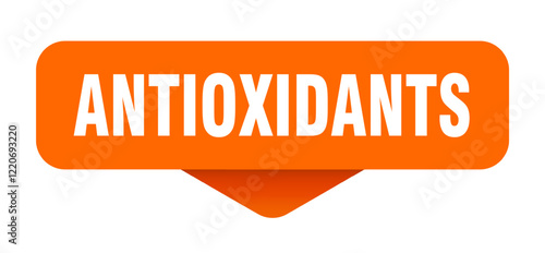 antioxidants sticker. antioxidants sign on transparent background