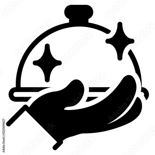 Serving glyph icon