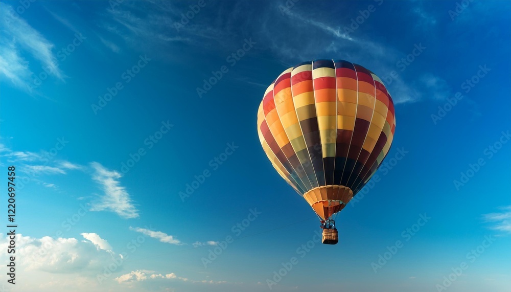 Fototapeta premium hot air balloon in sky