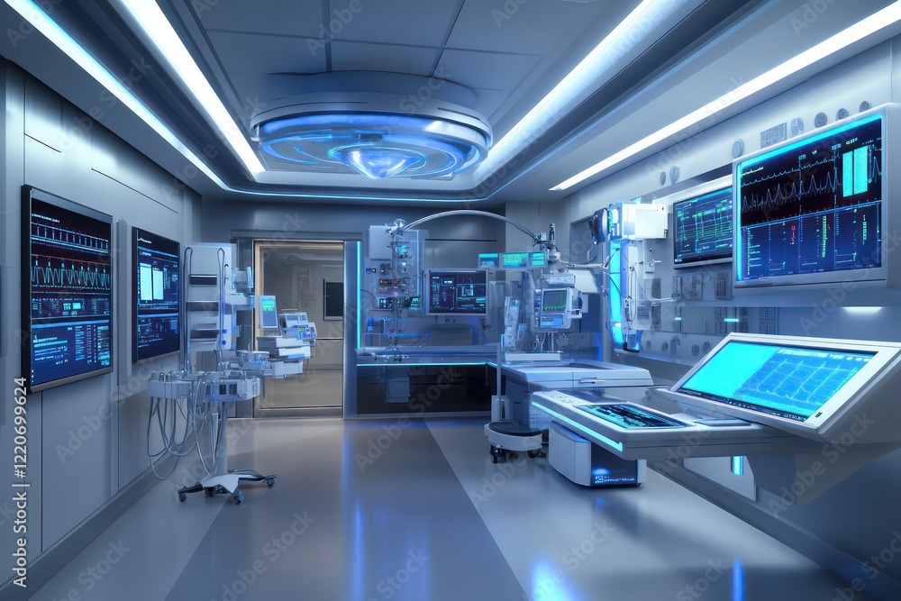 A,diagnostic,room,showcasing,advanced,monitoring,systems,and,intricate,visuals, A,diagnostic,room,showcasing,advanced,monitoring,systems,and,intricate,visuals,