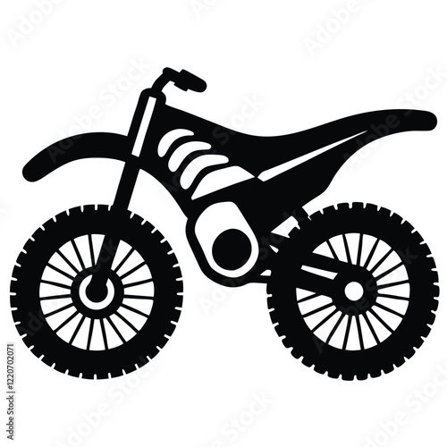 Dirt bike Vector Illustration – High-Quality Adventure Design