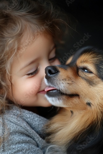 Joyful times with a furry friend!