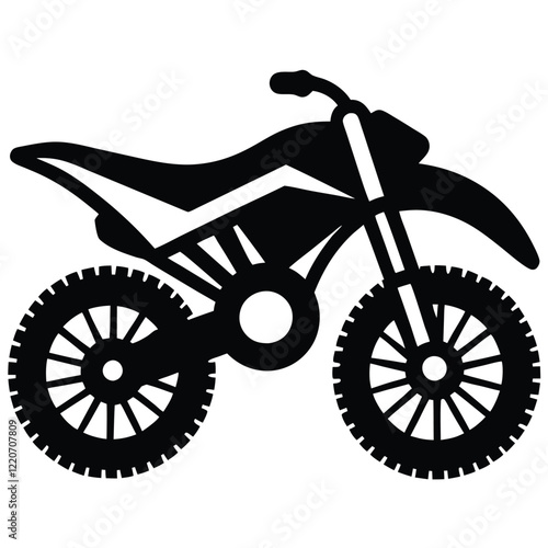 Dirt bike Vector Illustration – High-Quality Adventure Design