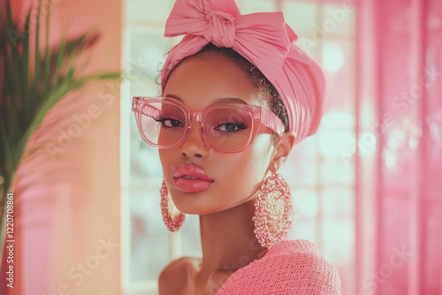 Fashion influencer flaunts pastel styles