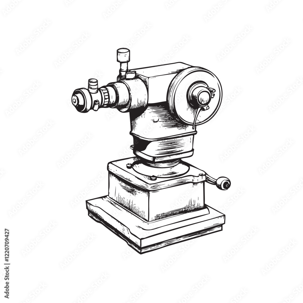 grinding machine isolated on white grinding machine isolated on white
