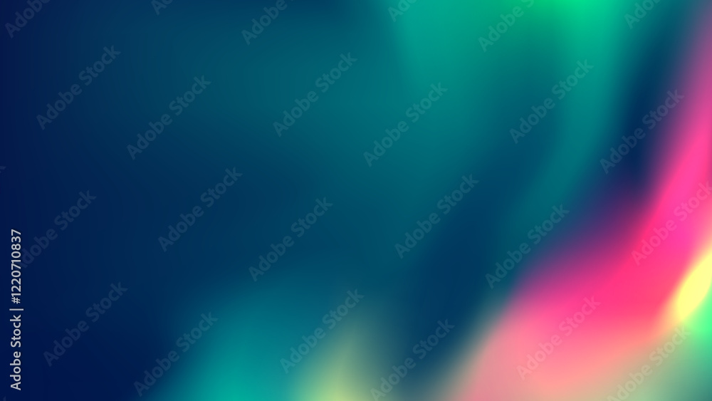 Abstract green and pink waves gradient background design Abstract green and pink waves gradient background design