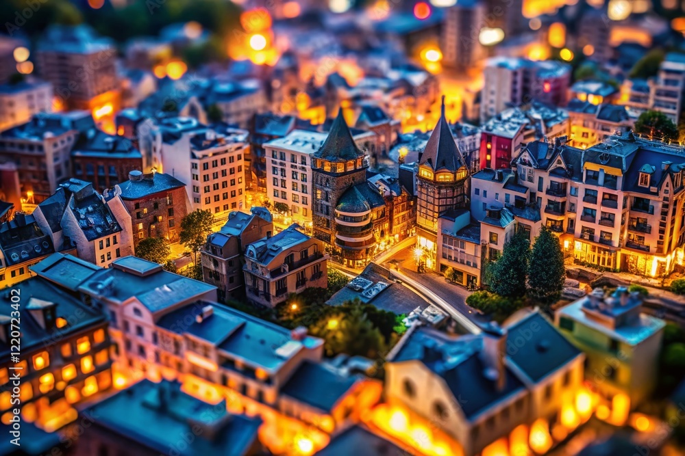 Fractured Reality: Miniature Cityscape Fractured Reality: Miniature Cityscape