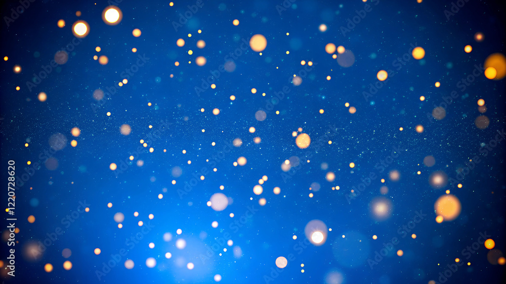 blue background with blur golden bokeh blue background with blur golden bokeh