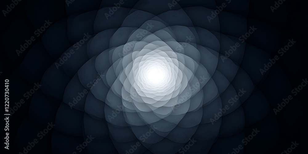 Obraz premium Abstract fractal background in floral pattern.