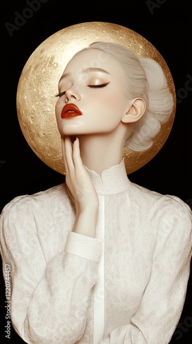 Celestial Serene: A blonde ...