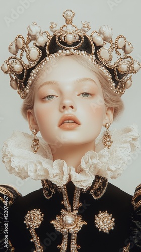 Regal Elegance: A portrait ...