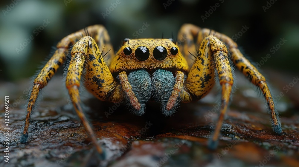 Heart shaped spider perfect for valentine's day nature design