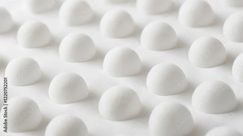 White Domes on Gray Surface for Minimalist Design White Domes on Gray Surface for Minimalist Design