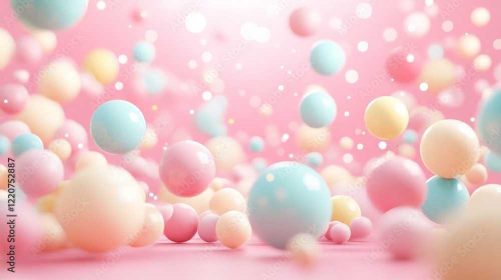 custom made wallpaper toronto digitalpastel, circles, floating, three-dimensional, pink, backdrop, abstract, soft, geometric, minimal, modern, spheres, design, dreamy, aesthetic, gradient, stylish, artistic, light, smooth, elegant, delic