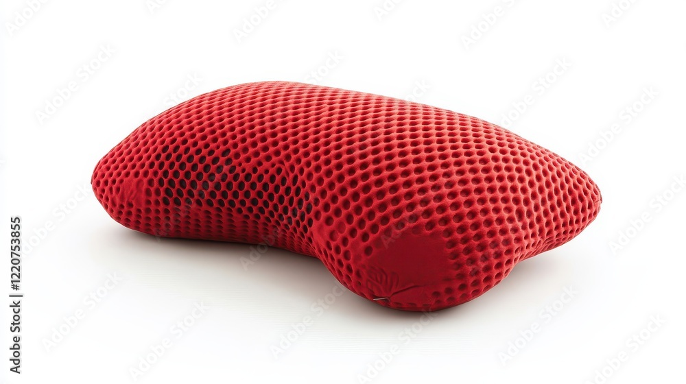 Unique Red Textured Pillow for Comfort and Style Unique Red Textured Pillow for Comfort and Style