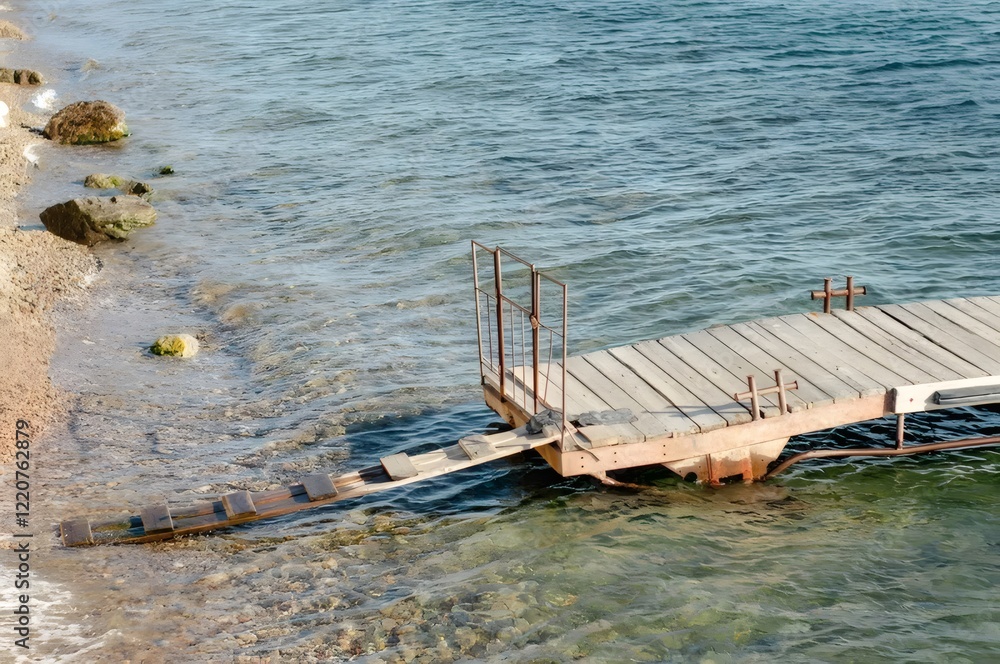 Fototapeta premium boat on the beach
