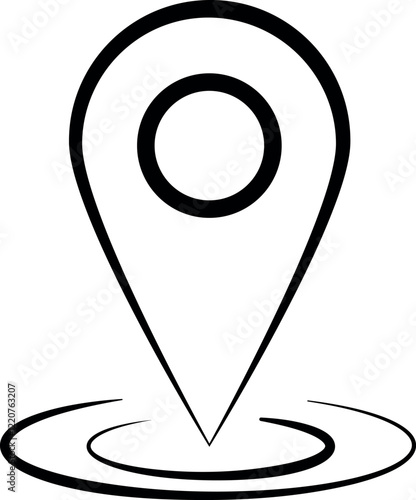 Ícones de Localização Modernos e Minimalistas – Conjunto Vetorial Versátil para Mapas e Navegação, Modern and Minimalist Location Icons – Versatile Vector Set for Maps and Navigation